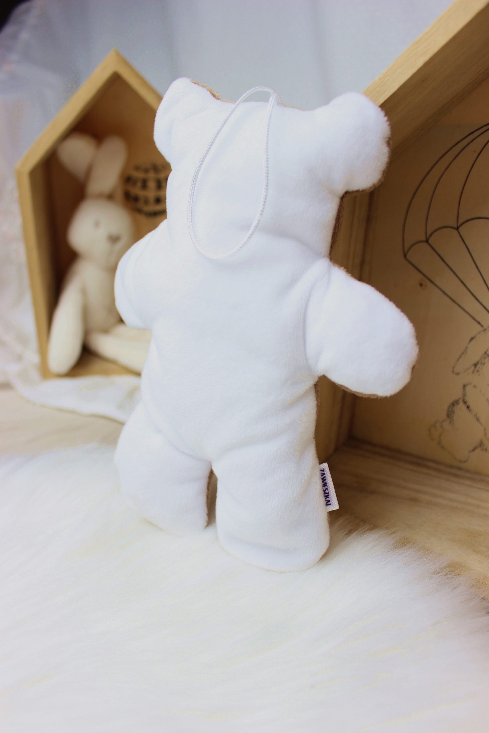 Pluszowa zawieszka do smoczka -Miś - obrazek 4