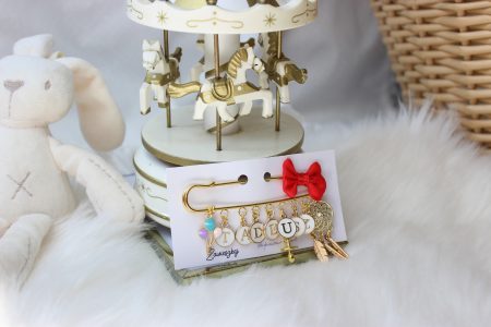 Agrafka do wózka / Łapacz snów z cyrkonią i balony