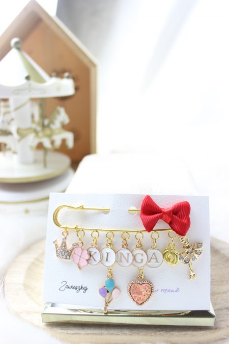 Agrafka „korona z cyrkonii”