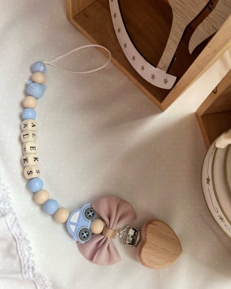 Zawieszka do Smoczka serce i autko