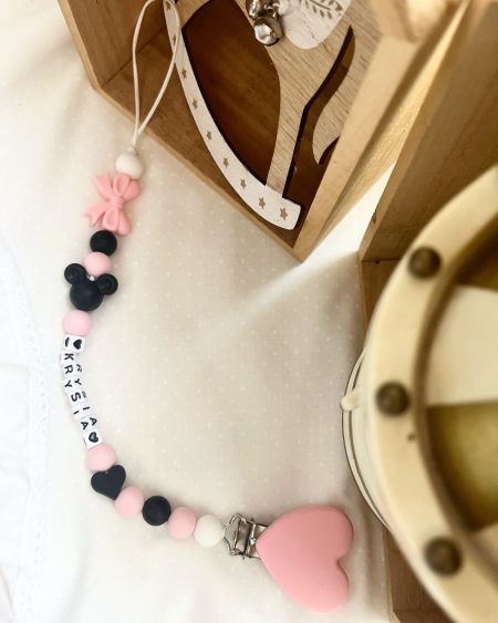 Zawieszka do Smoczka „ czarna miki”