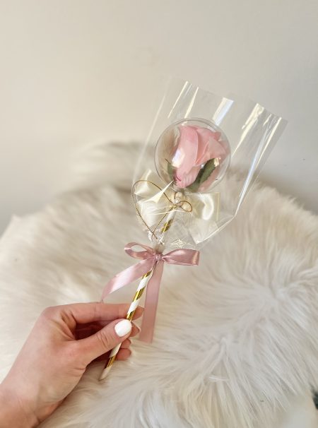 Róża w kuli- wersja dla Babci