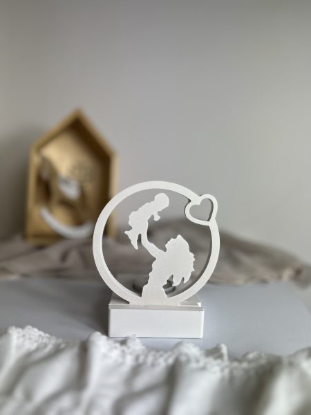 Świecznik / mama z dzieckiem