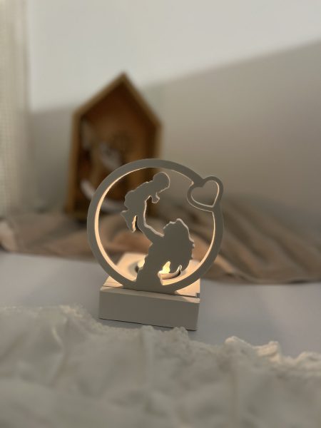 Świecznik / mama z dzieckiem