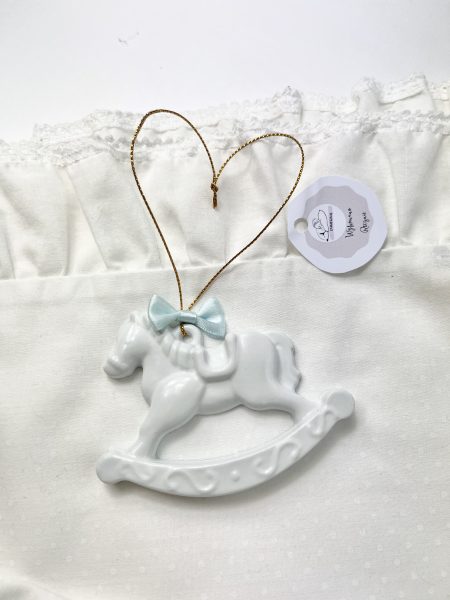 Konik na biegunach/ baby blue