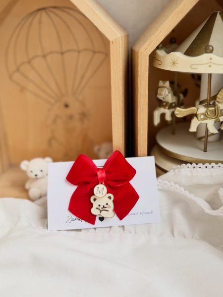 Kokardka i duży miś