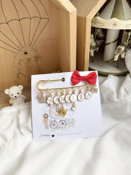 Agrafka ~cyrkonie i biel