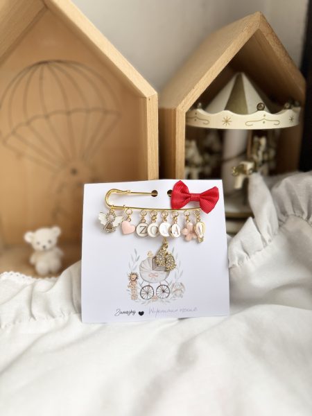 Agrafka ~ różowy kwiatuszek